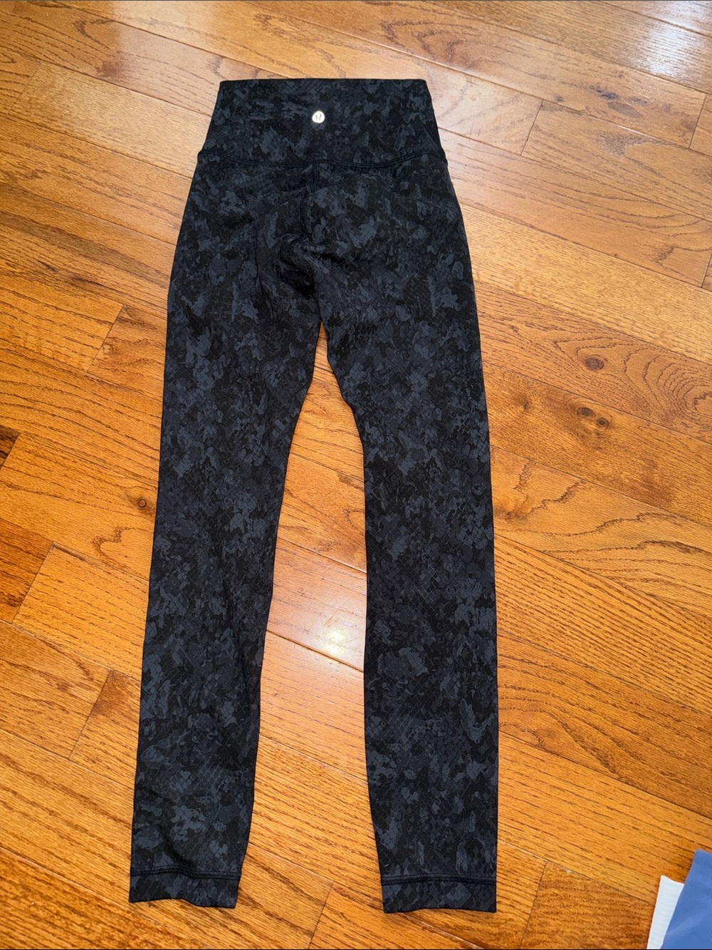 lululemon athletica Black Textured High-Rise Leggings